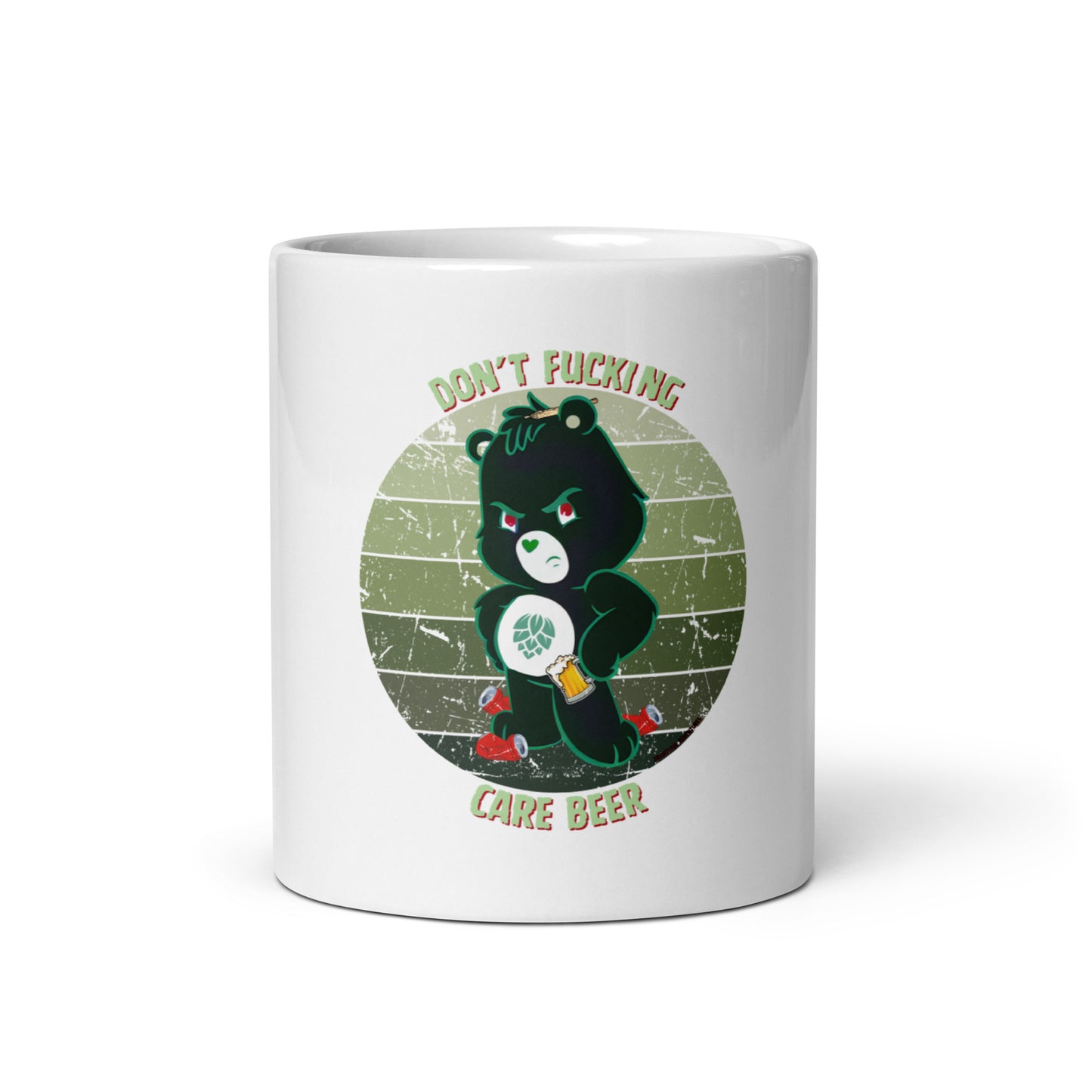 Don't F'n Care Beer Irish Coffee Mug