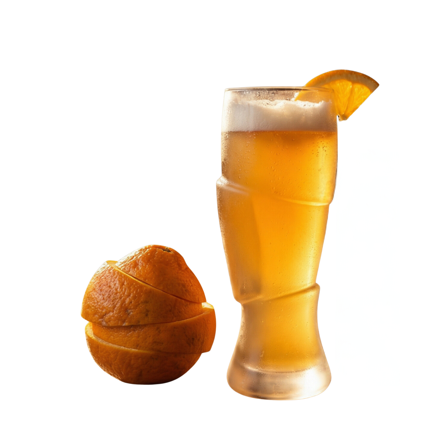 Sliced Beer Glass - Clear