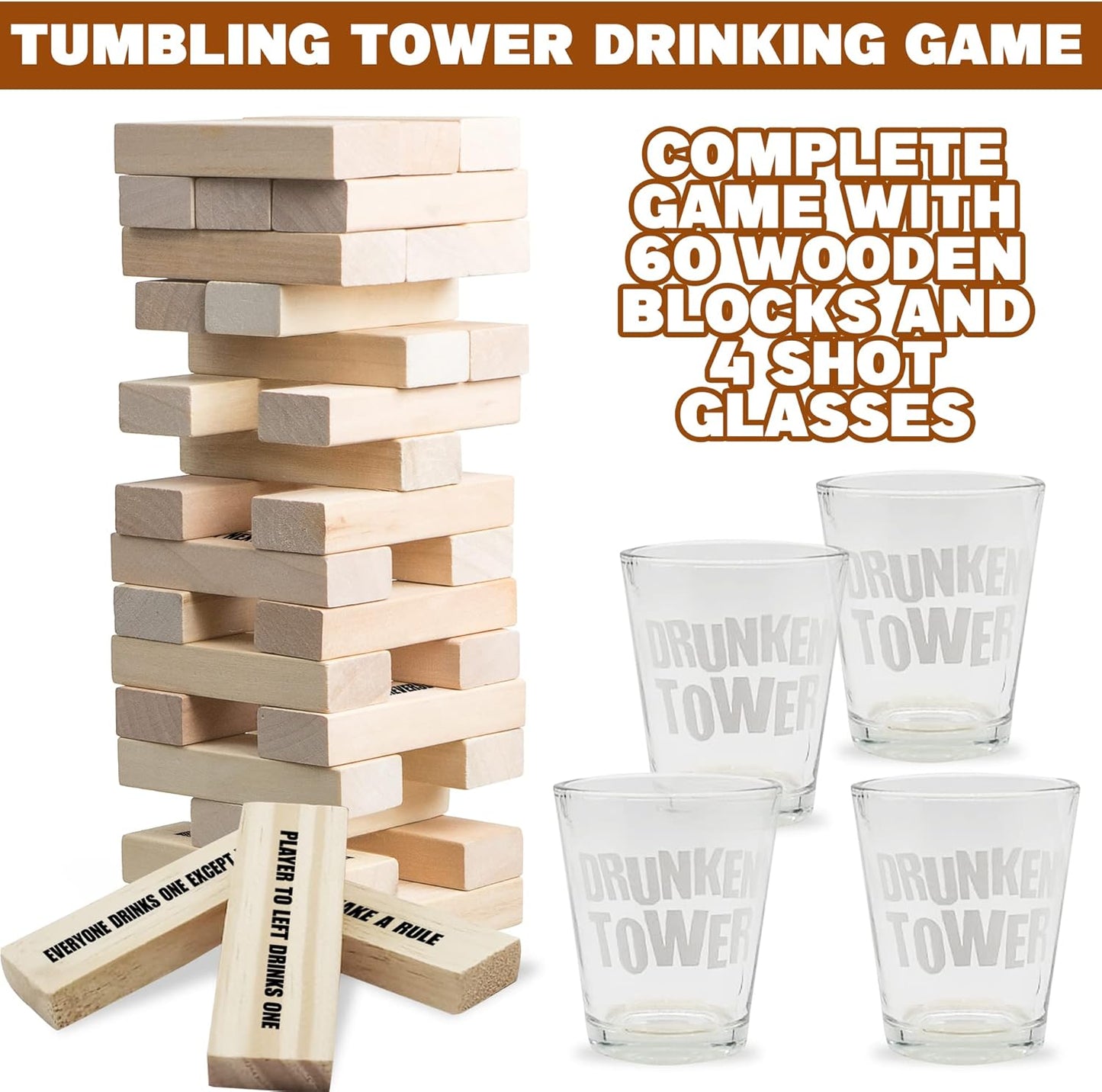 Tumbling Tower Drinking Game