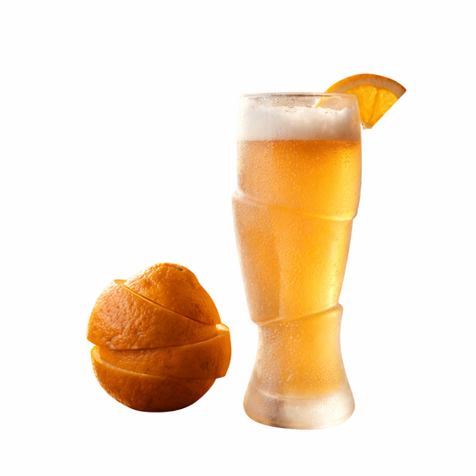 Sliced Beer Glass Frosted