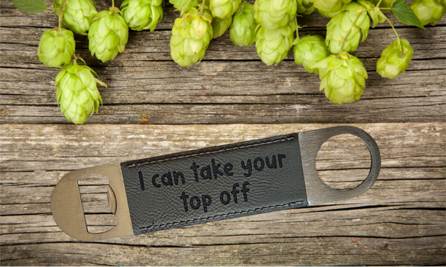 Handcrafted Leather Bottle Openers