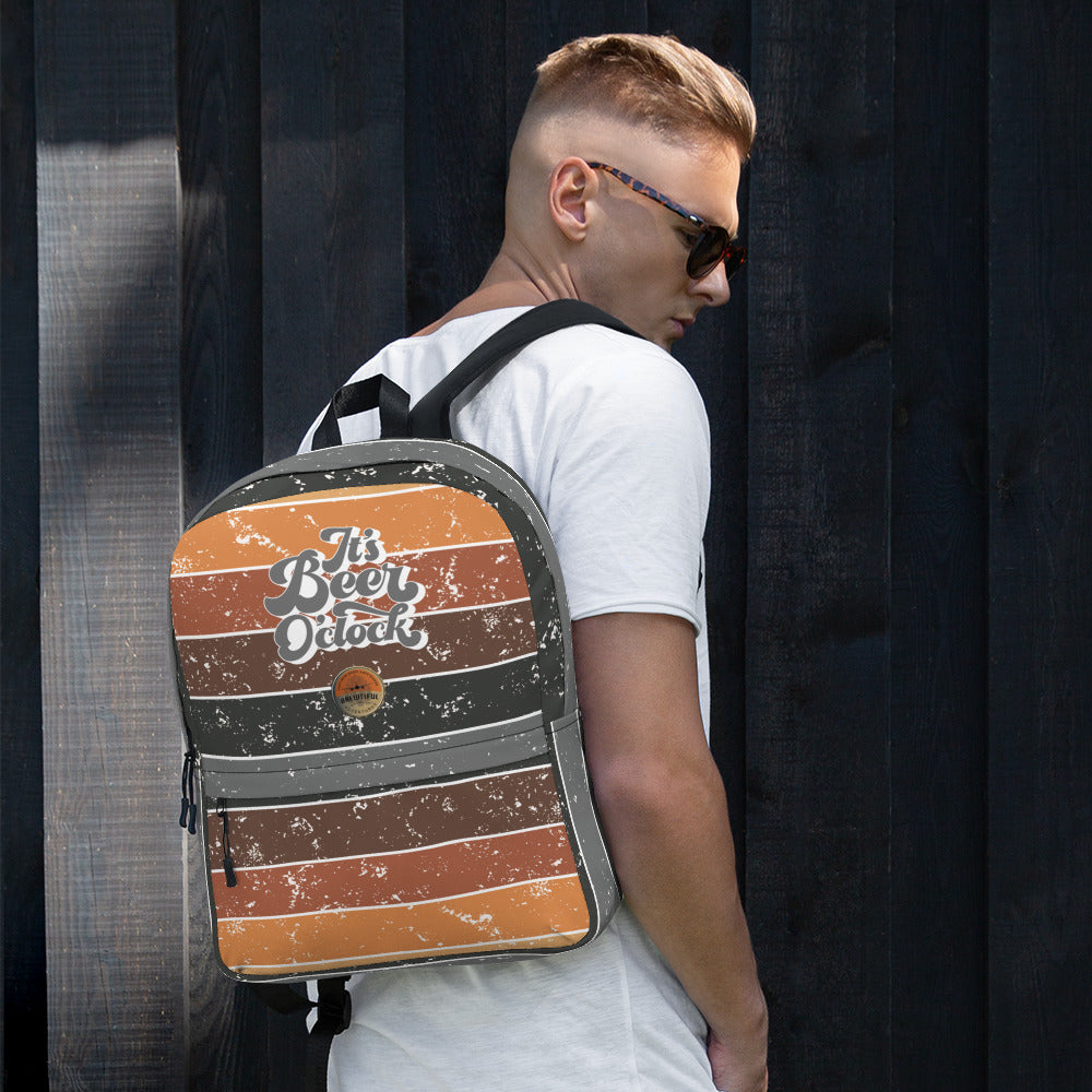 It's Beer O’clock Sunset Backpack