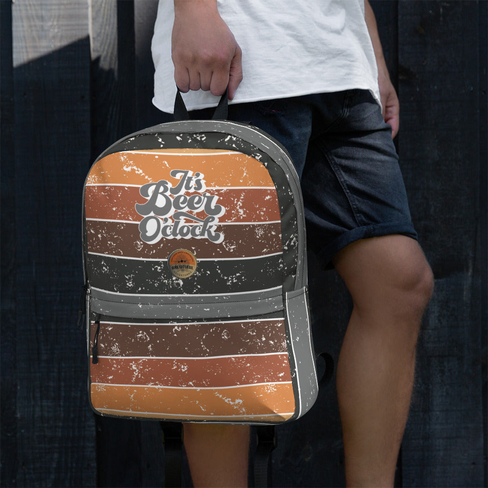 It's Beer O’clock Sunset Backpack