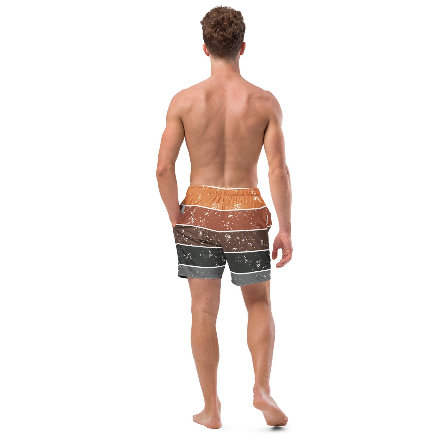 It’s Beer O’clock Sunset Men's Swim Trunks