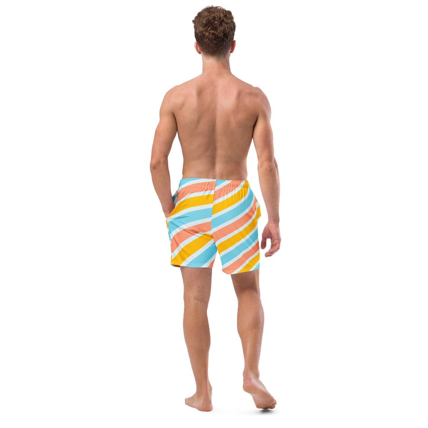 It’s Beer O’clock Waves Mens Swim Trunks