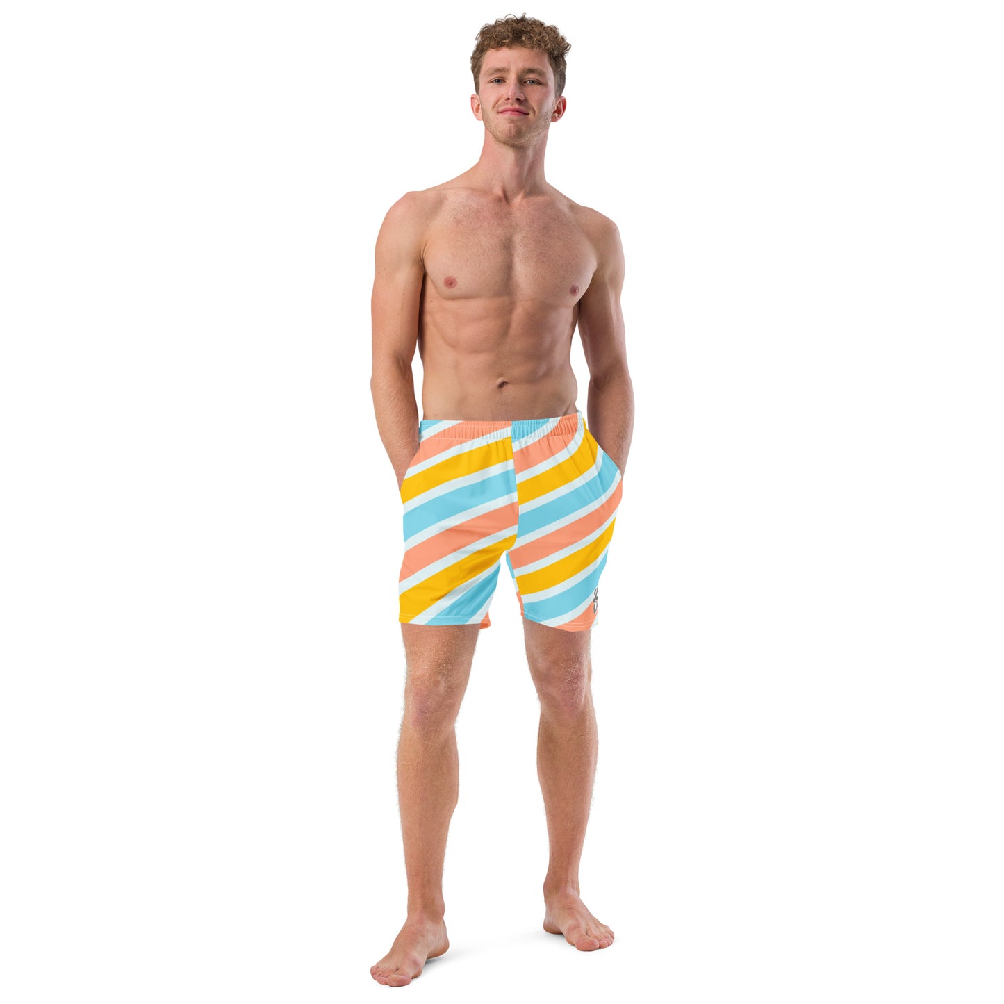 It’s Beer O’clock Waves Mens Swim Trunks