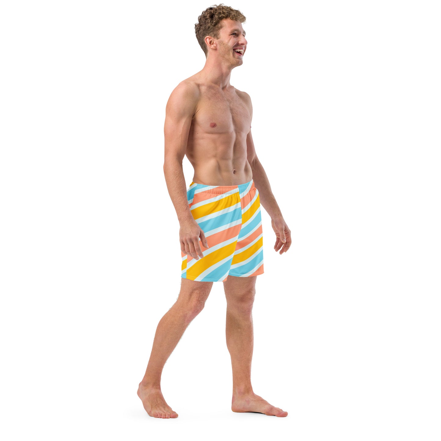 It’s Beer O’clock Waves Mens Swim Trunks