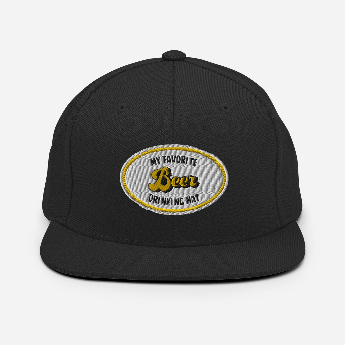 My Favorite Beer Drinking Snapback Hat