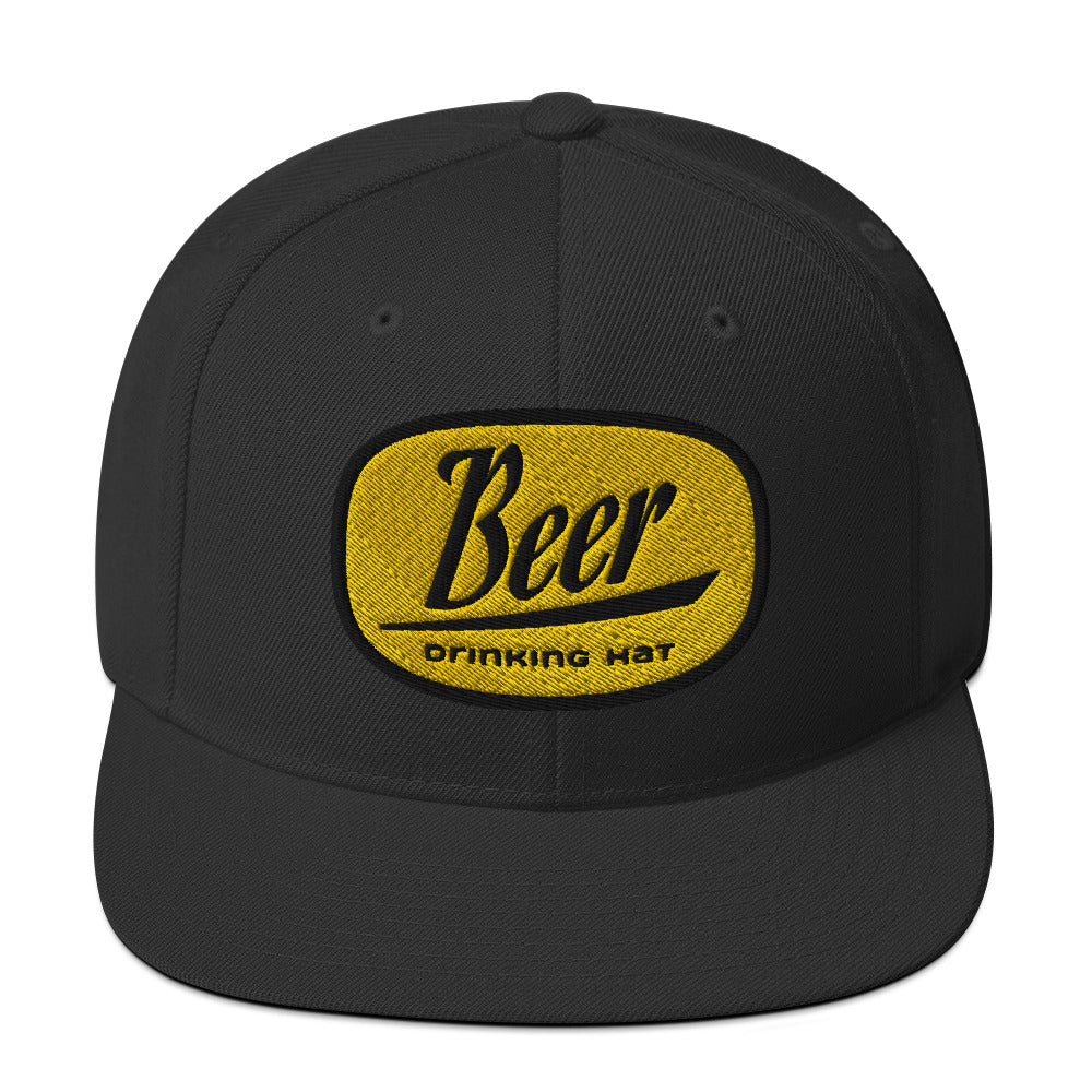 Beer Drinking Snapback Hat