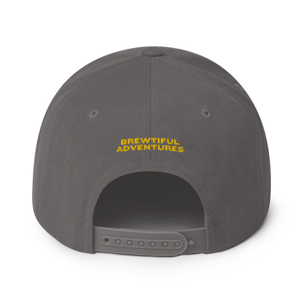 Beer Drinking Snapback Hat