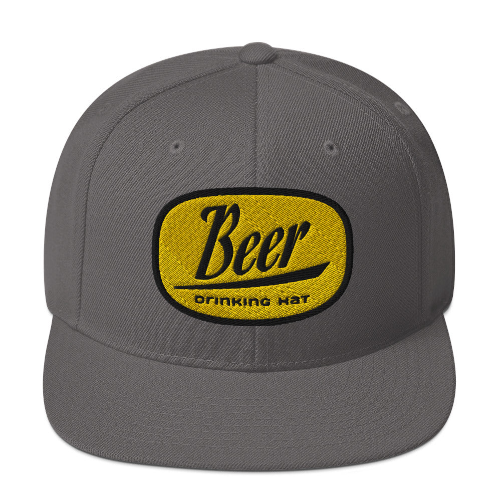 Beer Drinking Snapback Hat