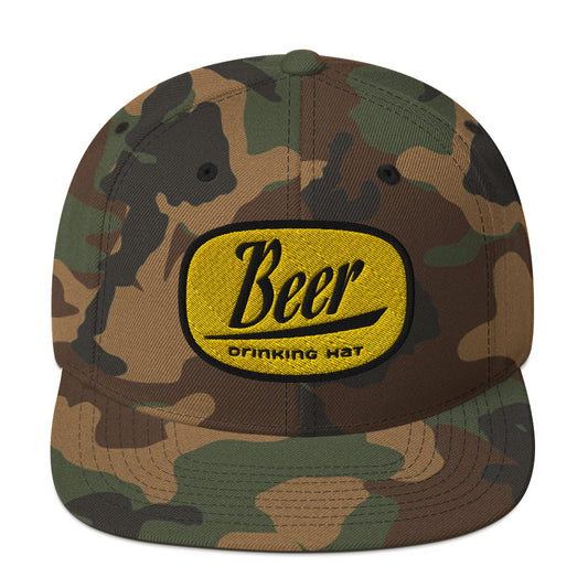 Beer Drinking Snapback Hat