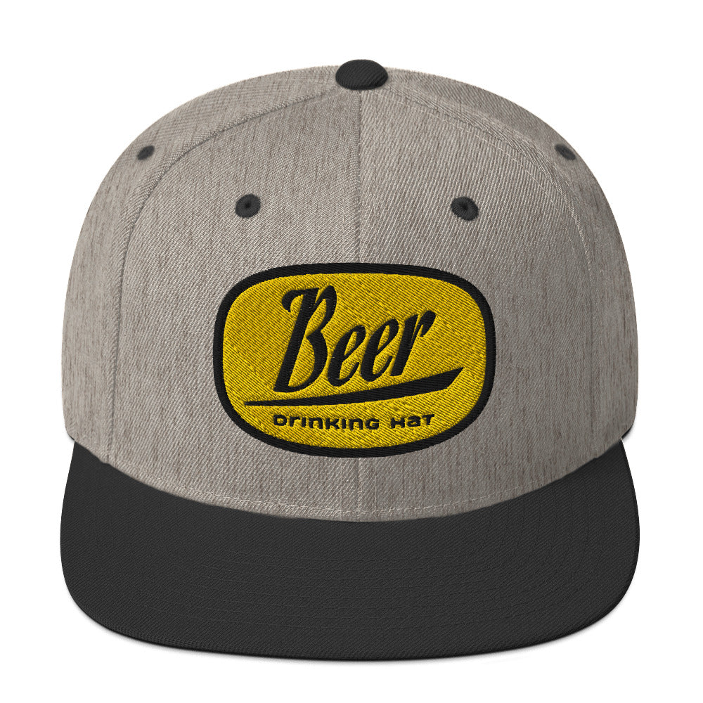 Beer Drinking Snapback Hat