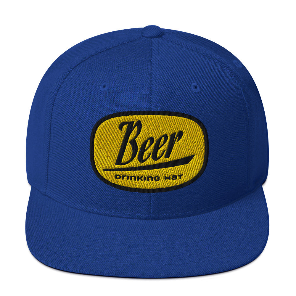 Beer Drinking Snapback Hat