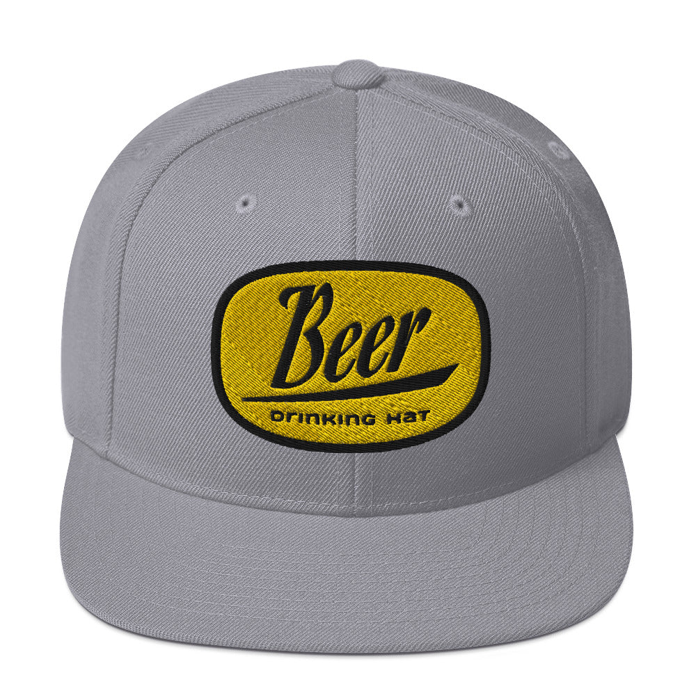 Beer Drinking Snapback Hat