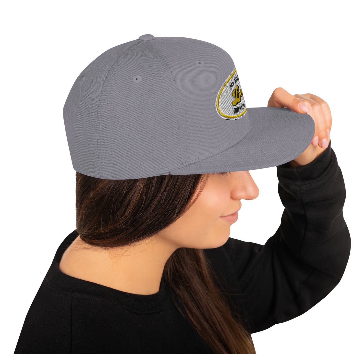 My Favorite Beer Drinking Snapback Hat