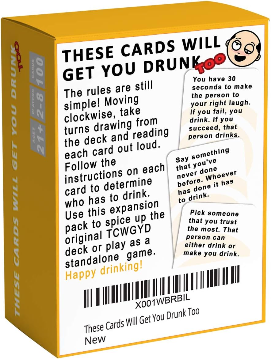 These Cards Will Get You Drunk Too [Expansion Pack]