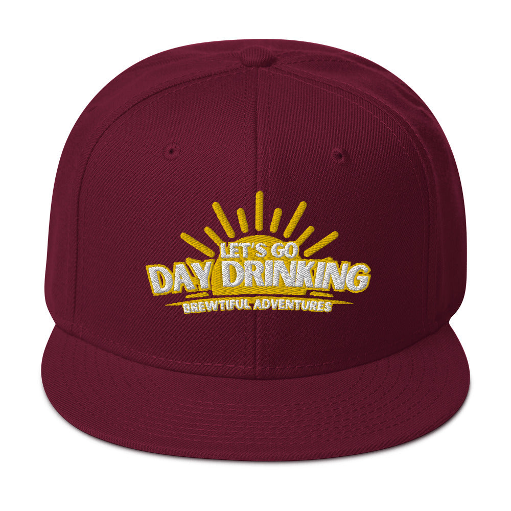 Day Drinking Snapback Hat