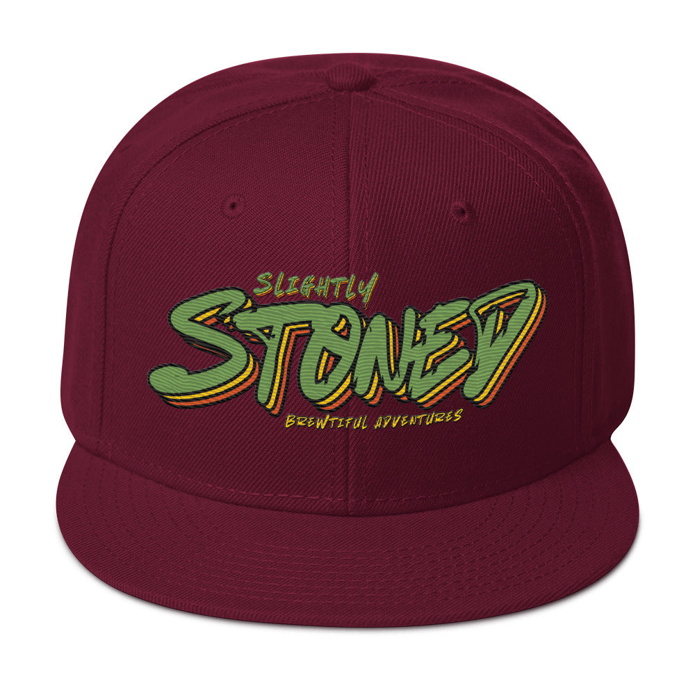 Slightly Stoned Snapback Hat