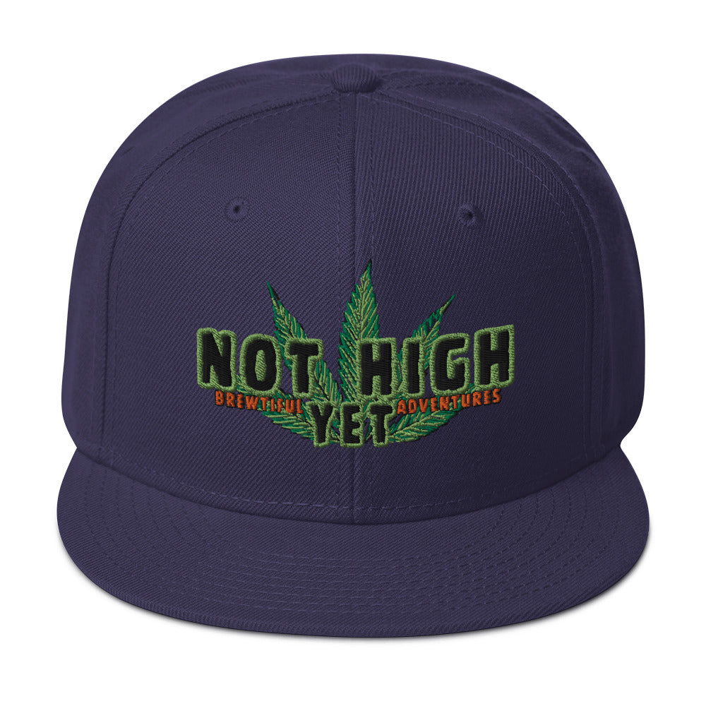 Not High Snapback Hat