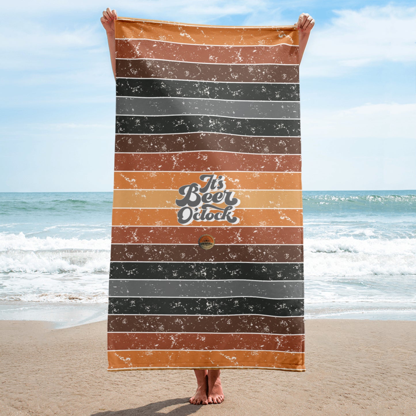 It’s Beer O’clock Sunset Towel