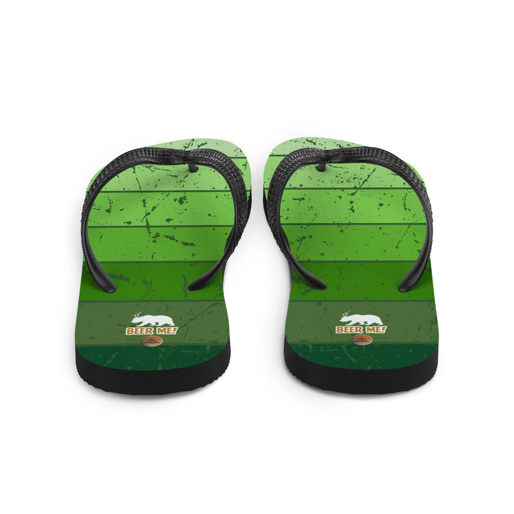 Beer Me! Bear Flip-Flops