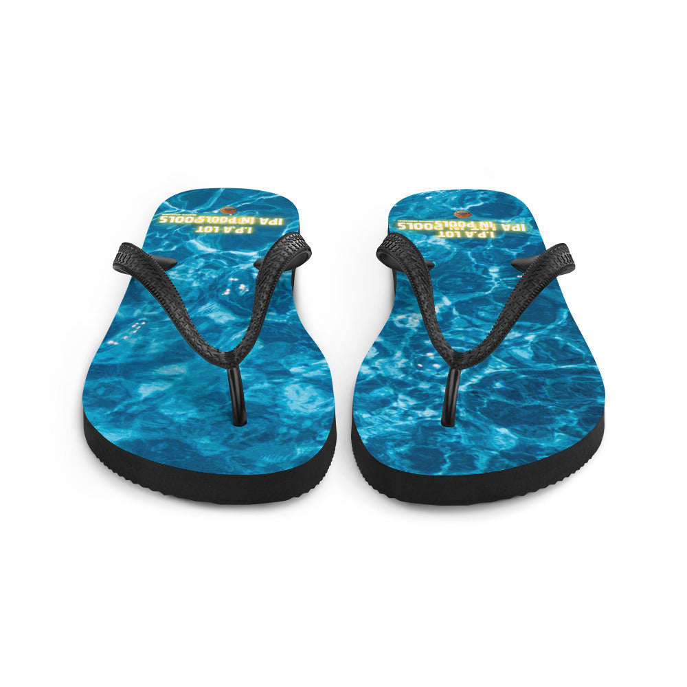 IPA Lot In Pools Flip-Flops