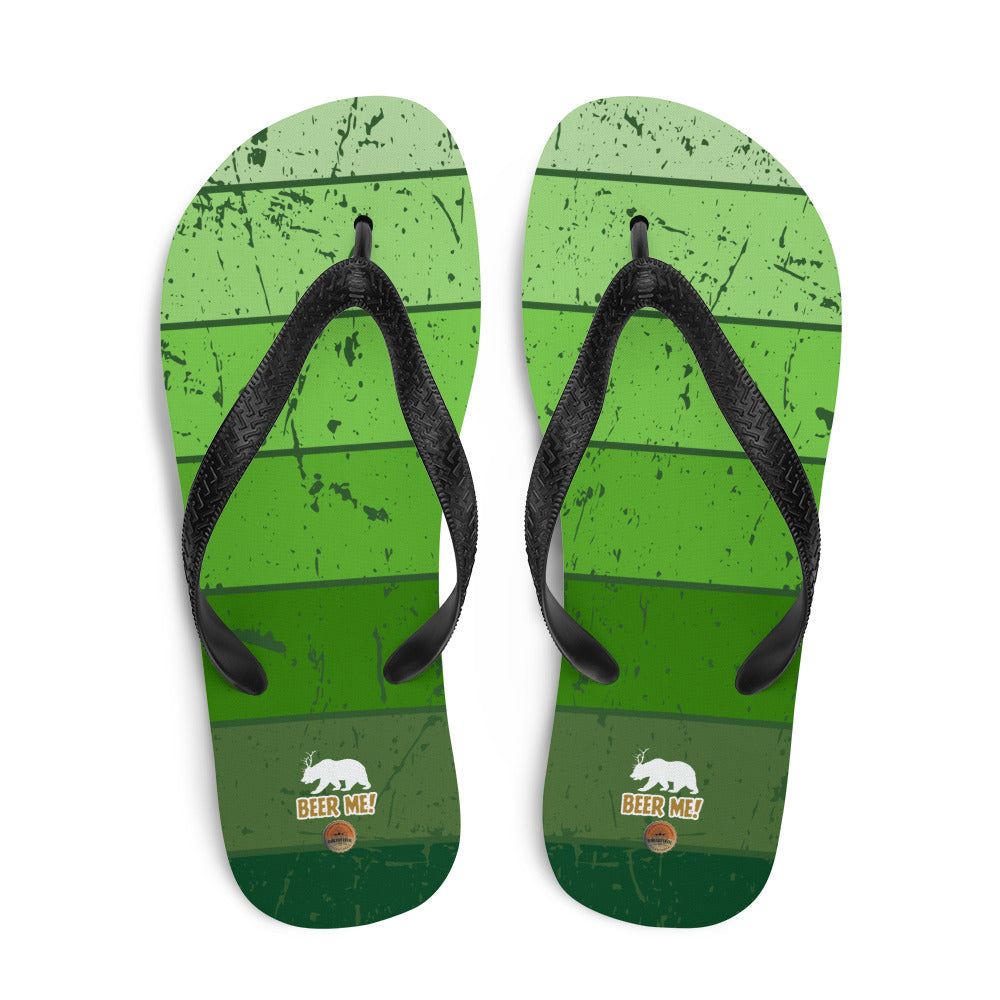 Beer Me! Bear Flip-Flops