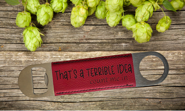 Handcrafted Leather Bottle Openers