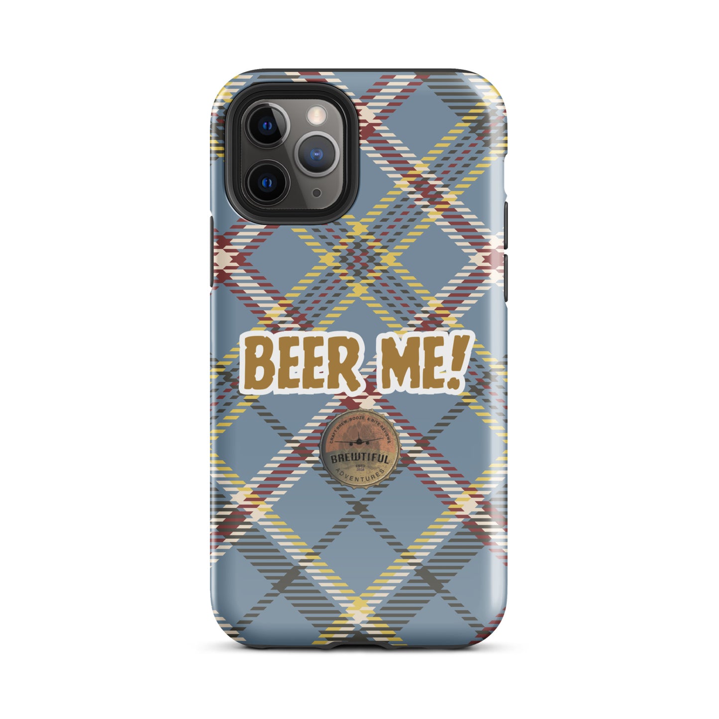 Beer Me! Plaid Tough Case for iPhone®