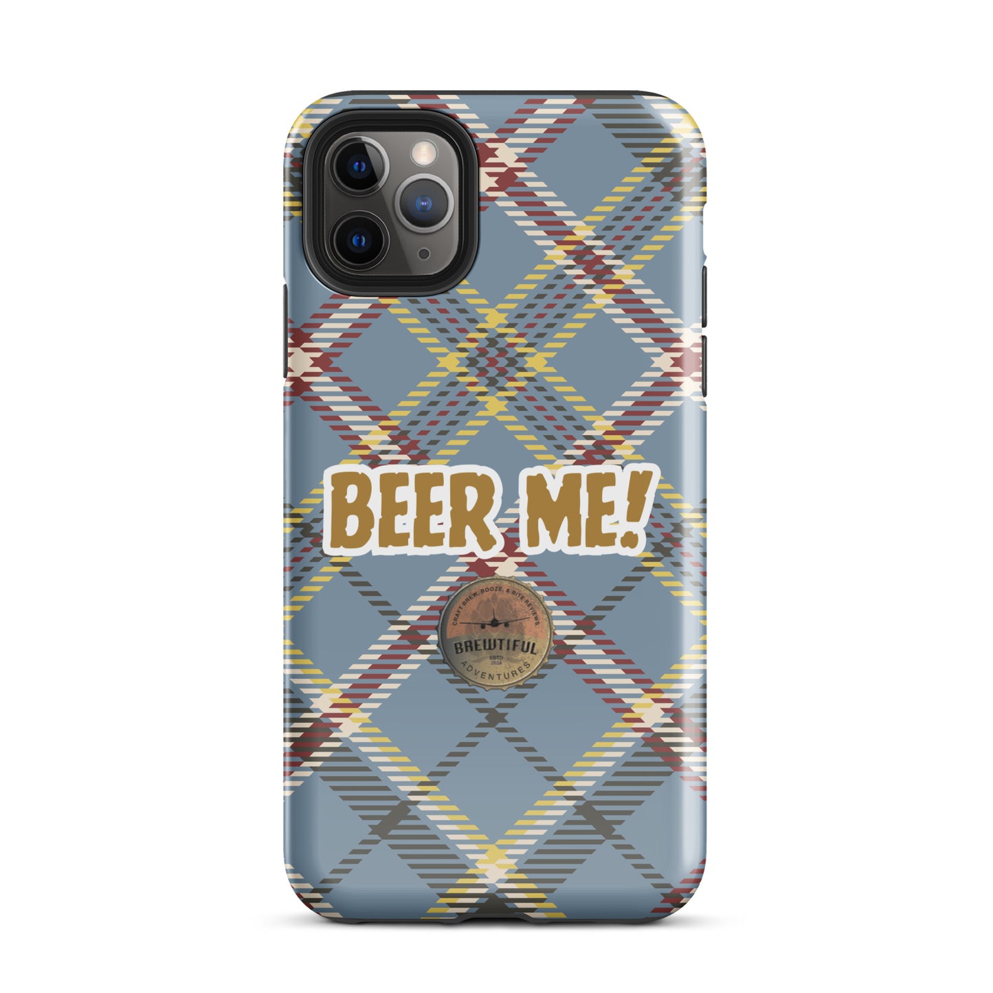 Beer Me! Plaid Tough Case for iPhone®