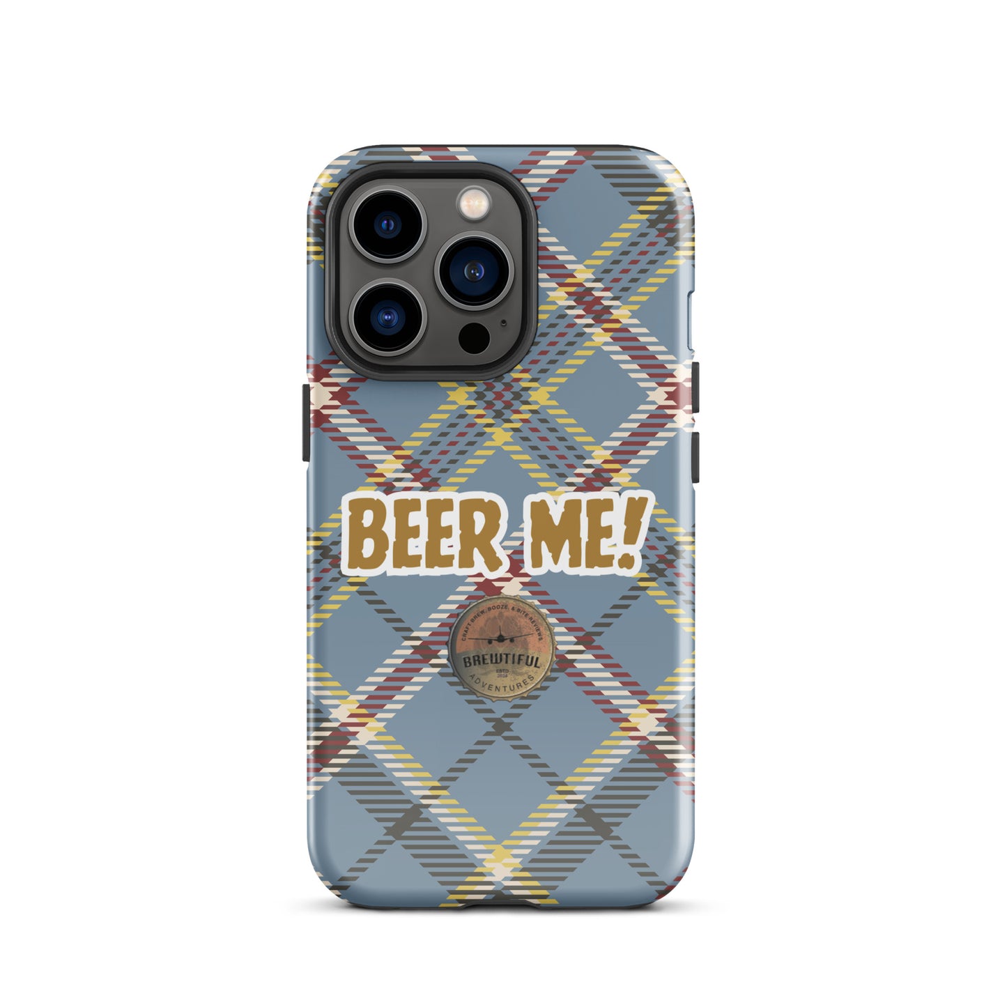 Beer Me! Plaid Tough Case for iPhone®