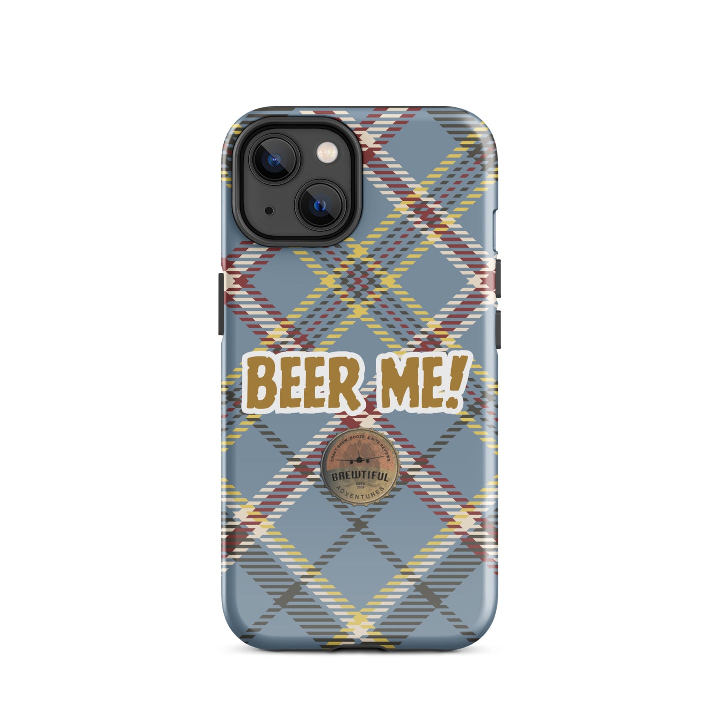 Beer Me! Plaid Tough Case for iPhone®