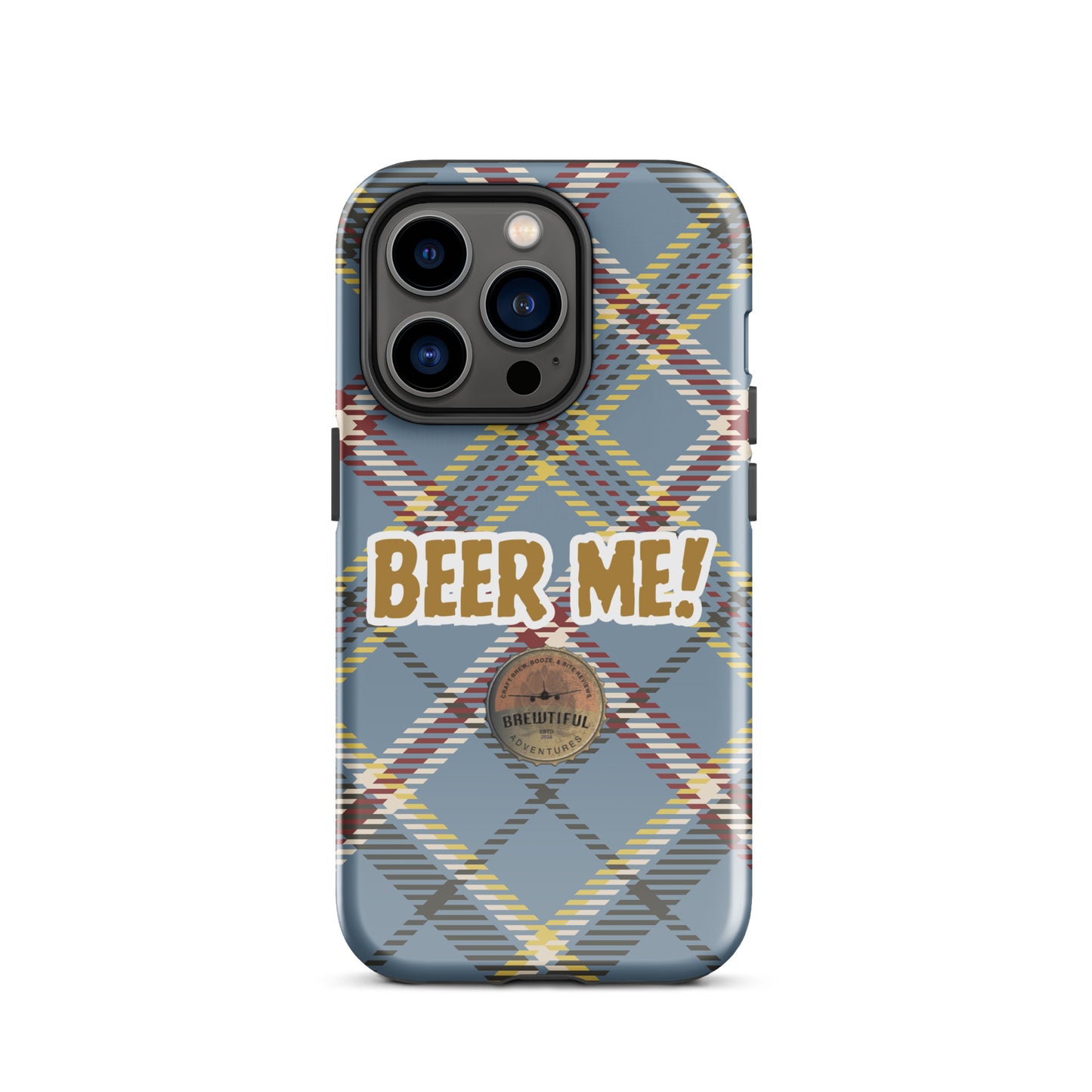 Beer Me! Plaid Tough Case for iPhone®