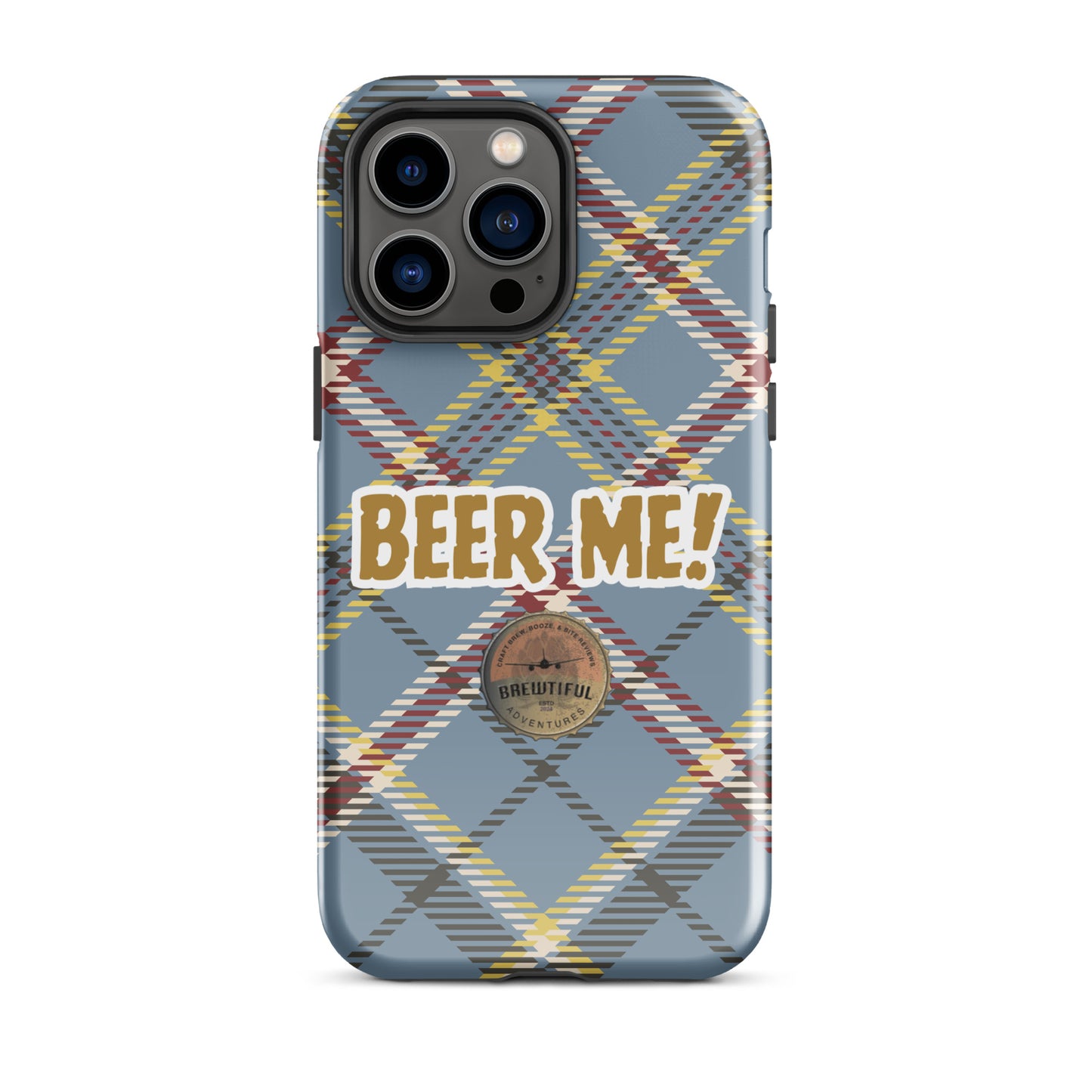 Beer Me! Plaid Tough Case for iPhone®