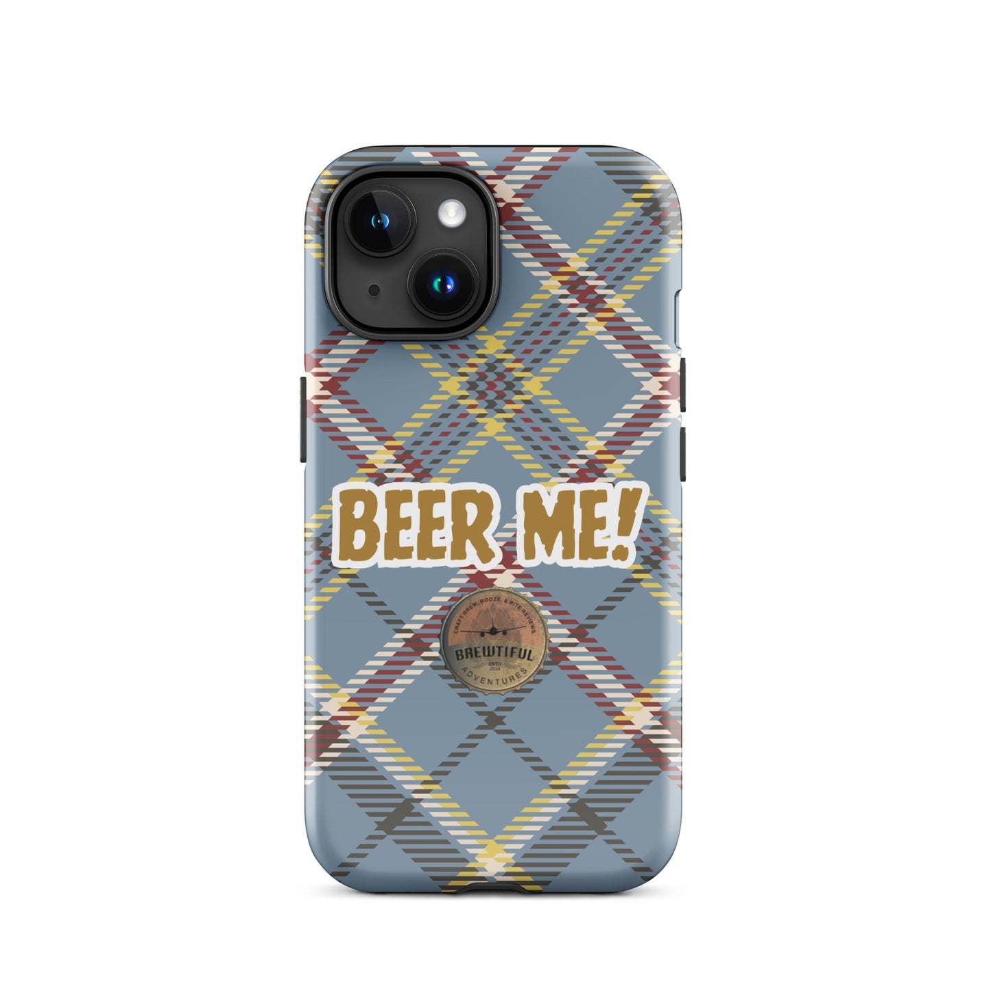 Beer Me! Plaid Tough Case for iPhone®