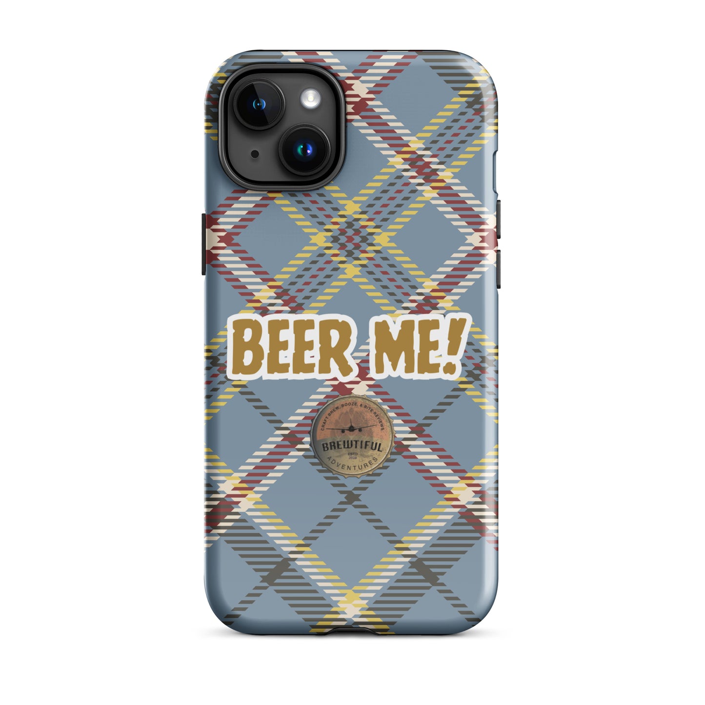 Beer Me! Plaid Tough Case for iPhone®