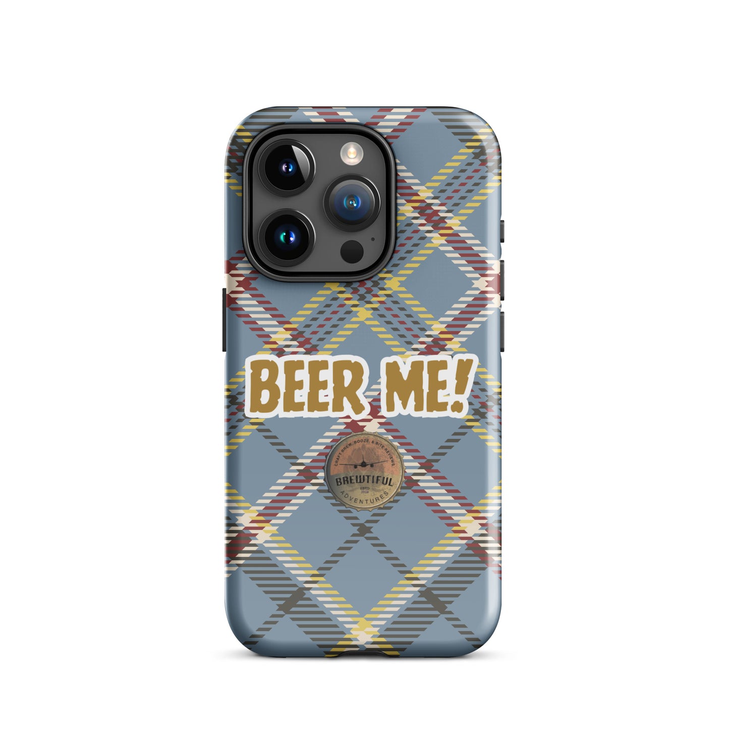 Beer Me! Plaid Tough Case for iPhone®