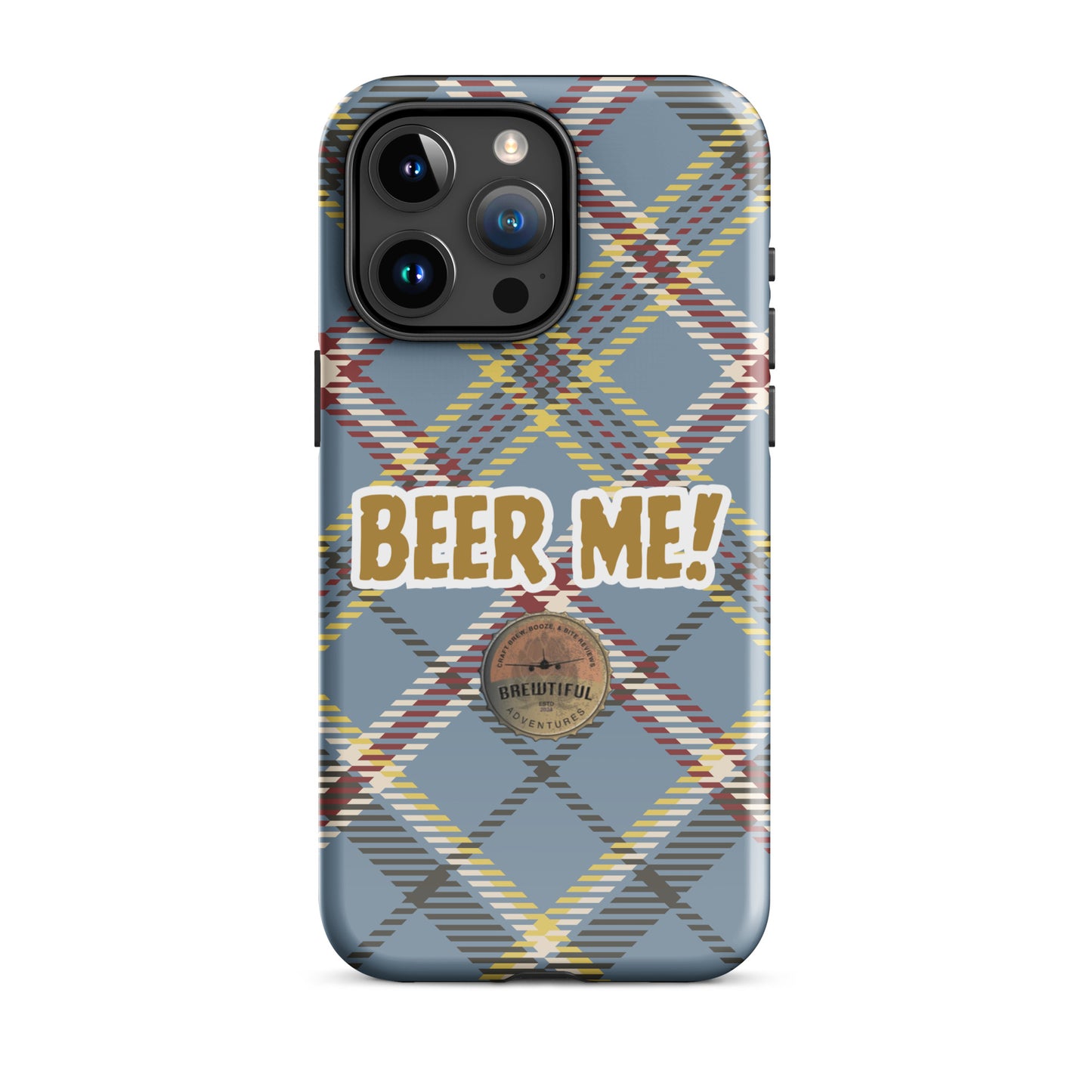 Beer Me! Plaid Tough Case for iPhone®