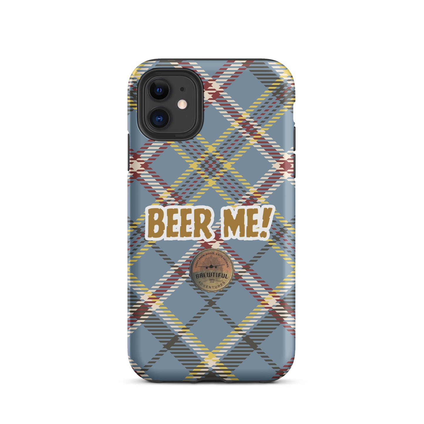 Beer Me! Plaid Tough Case for iPhone®