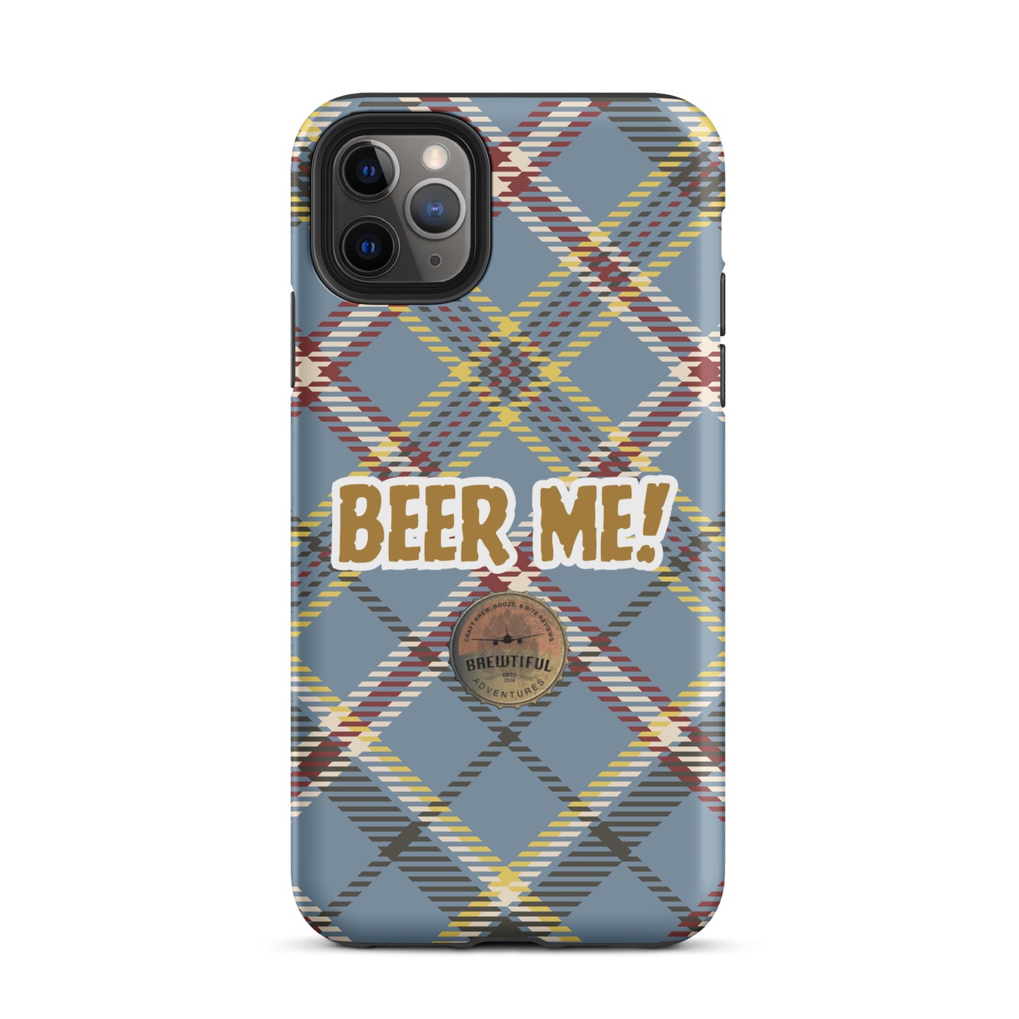 Beer Me! Plaid Tough Case for iPhone®