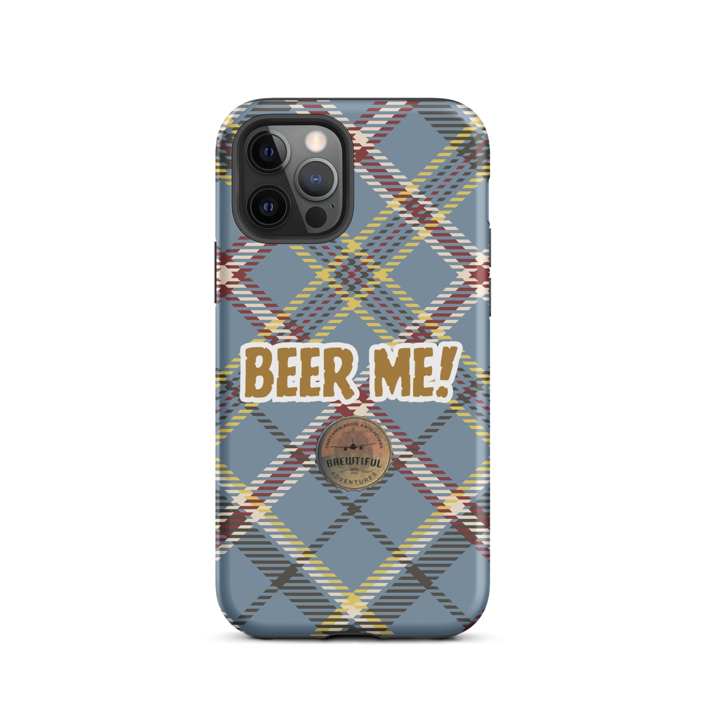 Beer Me! Plaid Tough Case for iPhone®