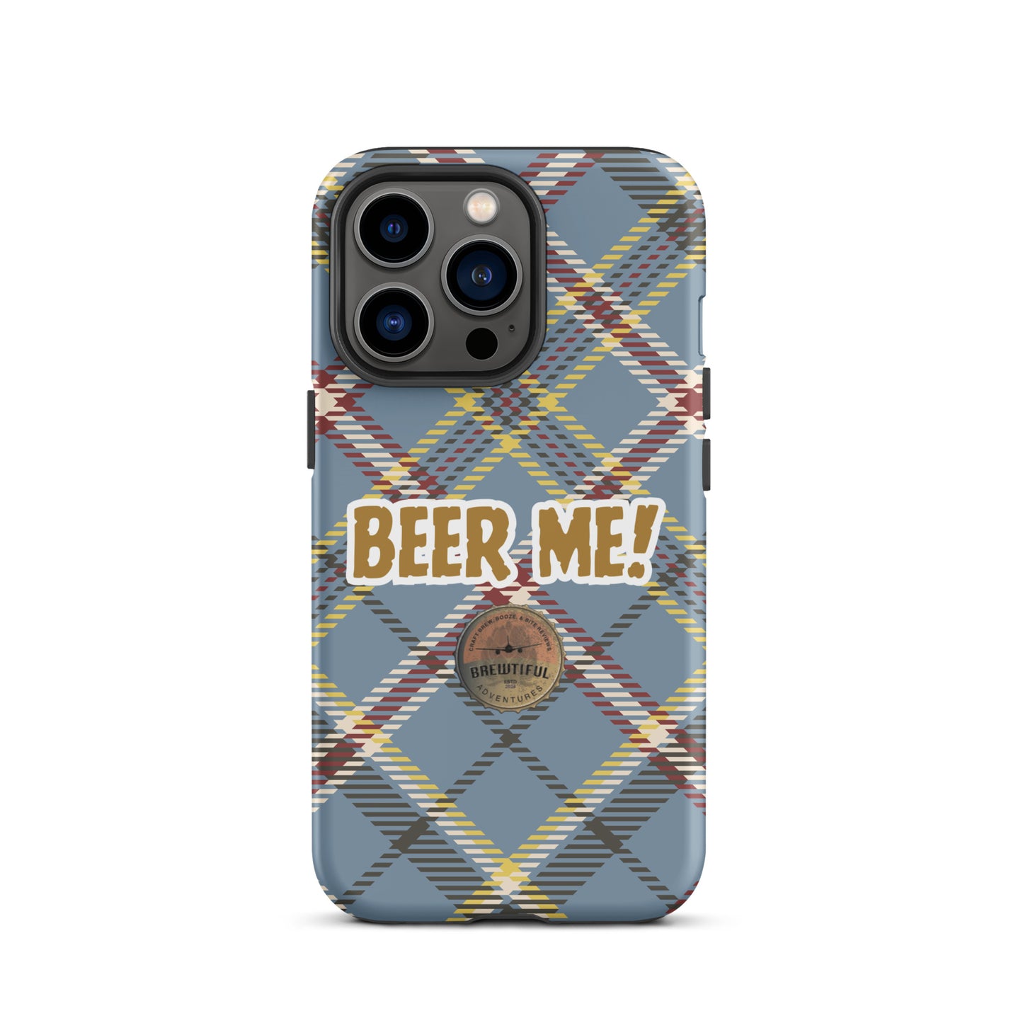 Beer Me! Plaid Tough Case for iPhone®