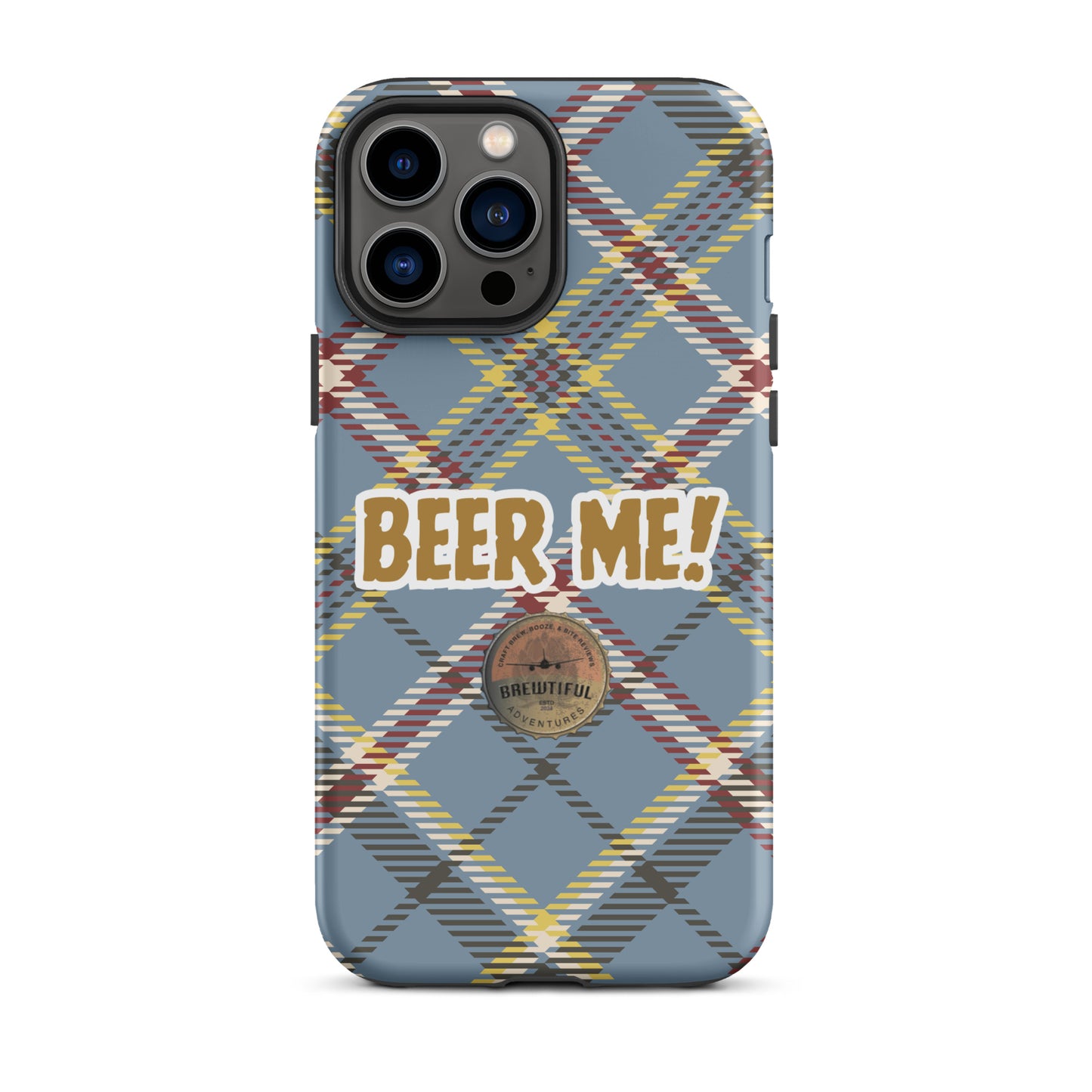 Beer Me! Plaid Tough Case for iPhone®