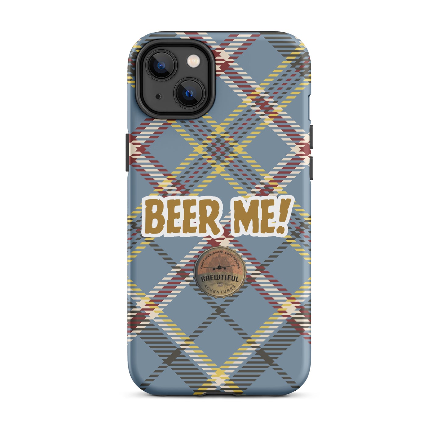 Beer Me! Plaid Tough Case for iPhone®