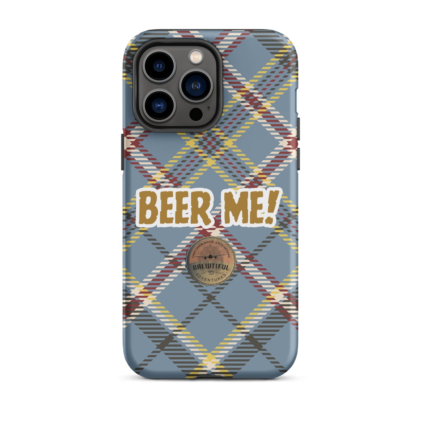 Beer Me! Plaid Tough Case for iPhone®