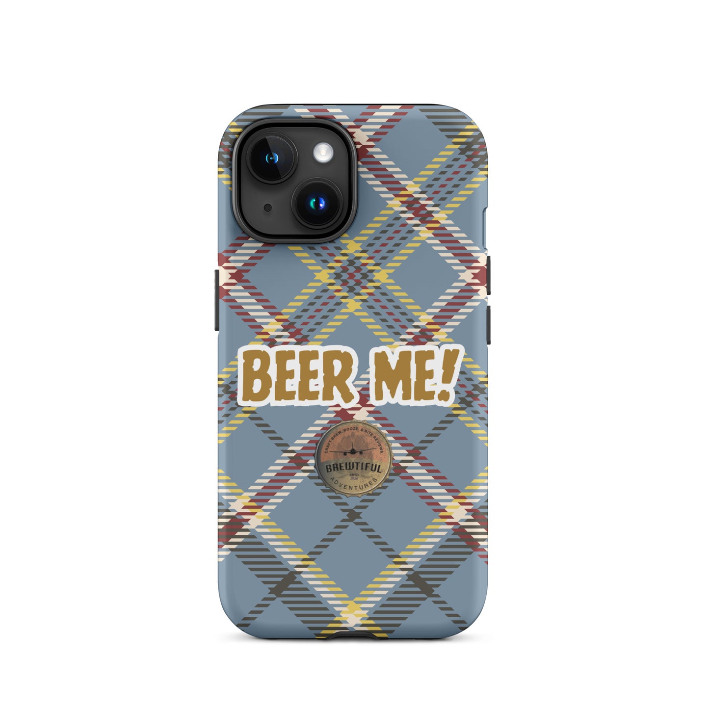 Beer Me! Plaid Tough Case for iPhone®