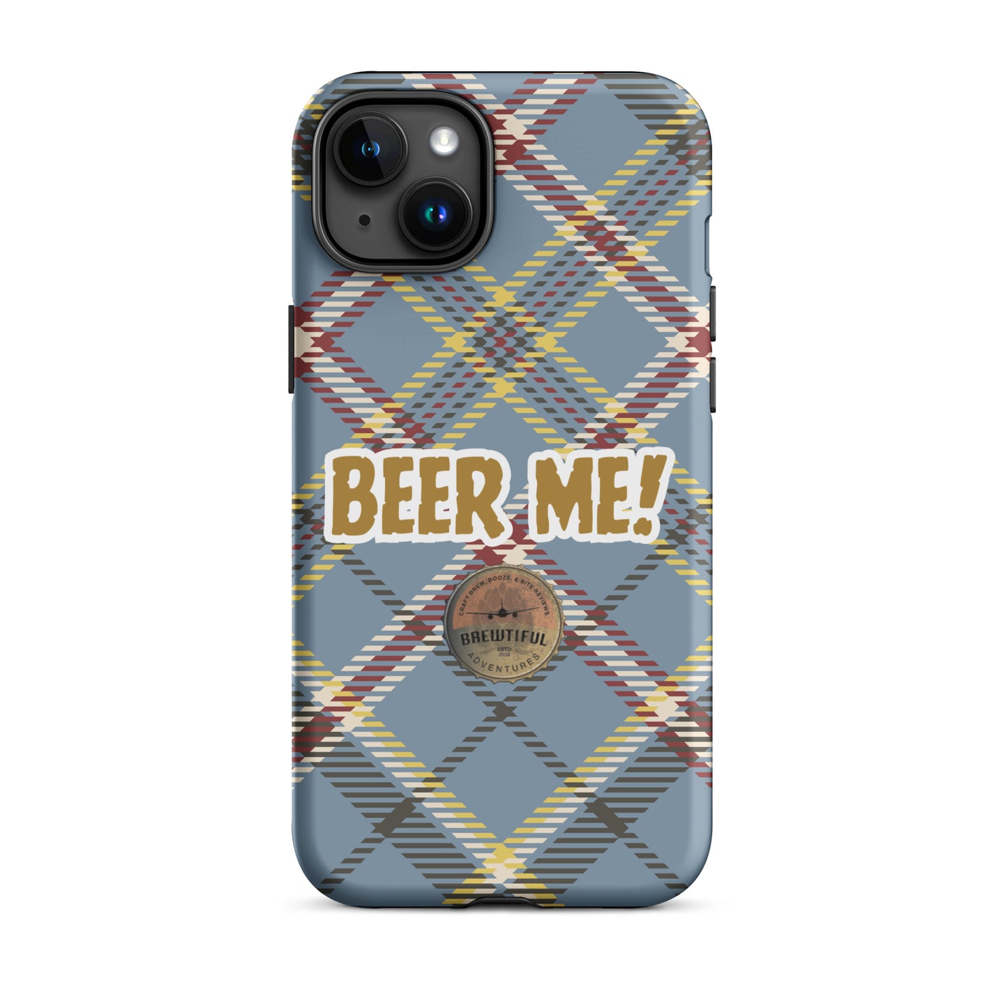 Beer Me! Plaid Tough Case for iPhone®