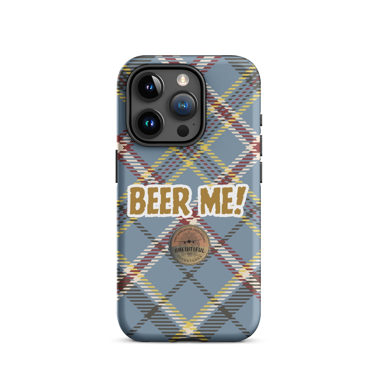 Beer Me! Plaid Tough Case for iPhone®