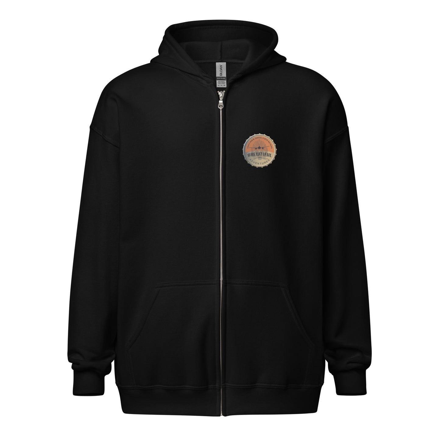 Brewtiful Adventures Heavy Zip Hoodie